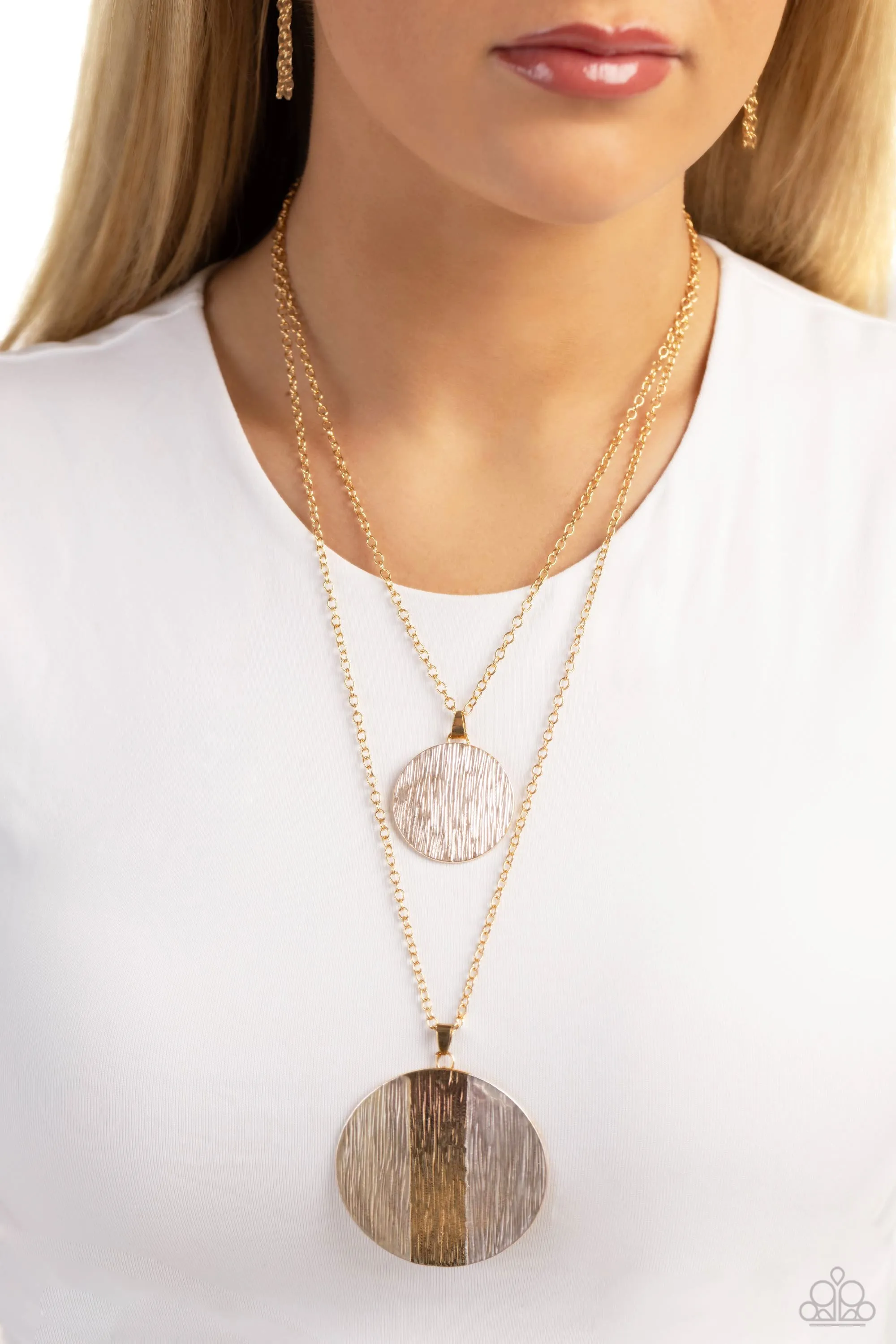 Necklaces Striped Style - White N2197