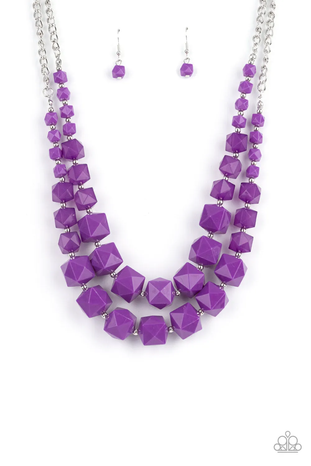 Necklaces Summer Excursion - Purple N381