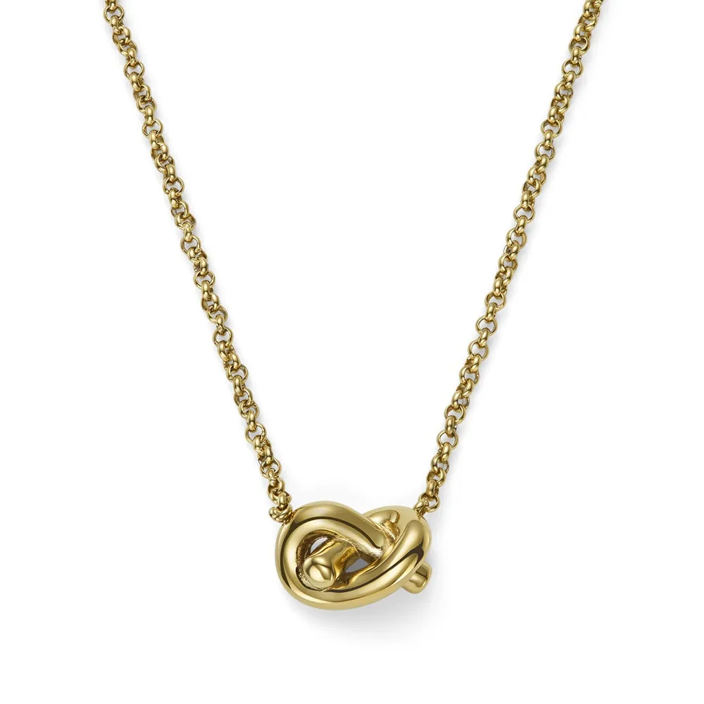 Olivia Burton Classic Lovers Knot Gold Plated Necklace 24100221