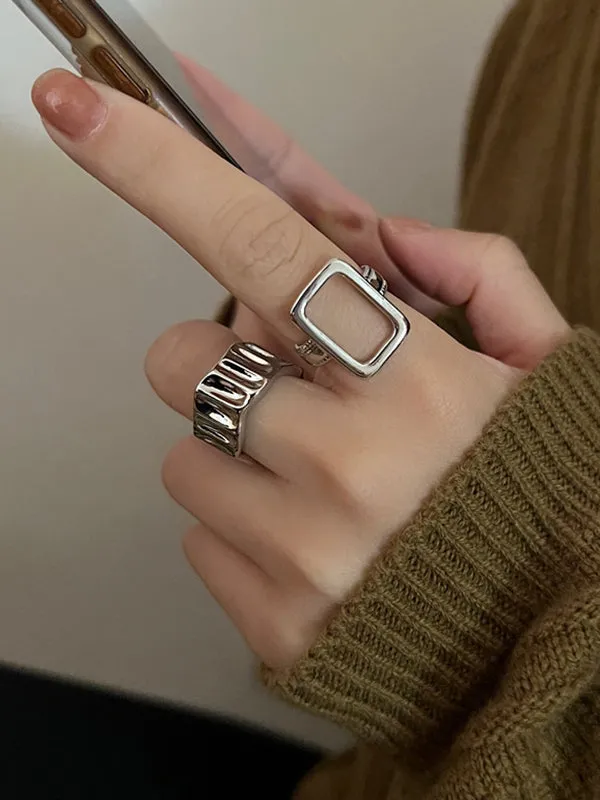 Original Simple Chic Geometric Ring