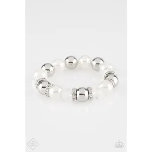 Paparazzi Camera Chic - White Bracelet