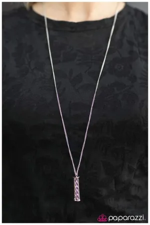 Paparazzi Necklace ~ Awestruck - Pink