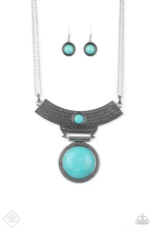 Paparazzi Necklace ~ Lasting EMPRESS-ions  - Blue