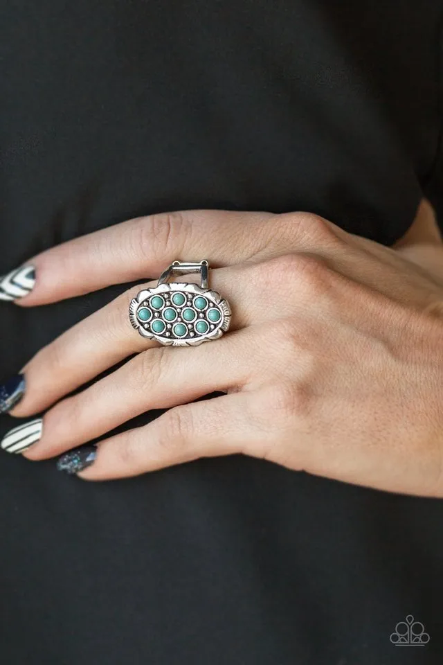 Paparazzi Ring ~ Cactus Garden - Blue