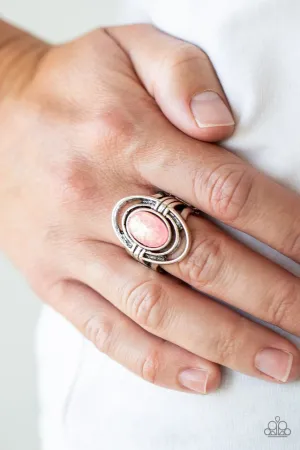 Paparazzi Ring ~ Peacefully Pristine - Pink