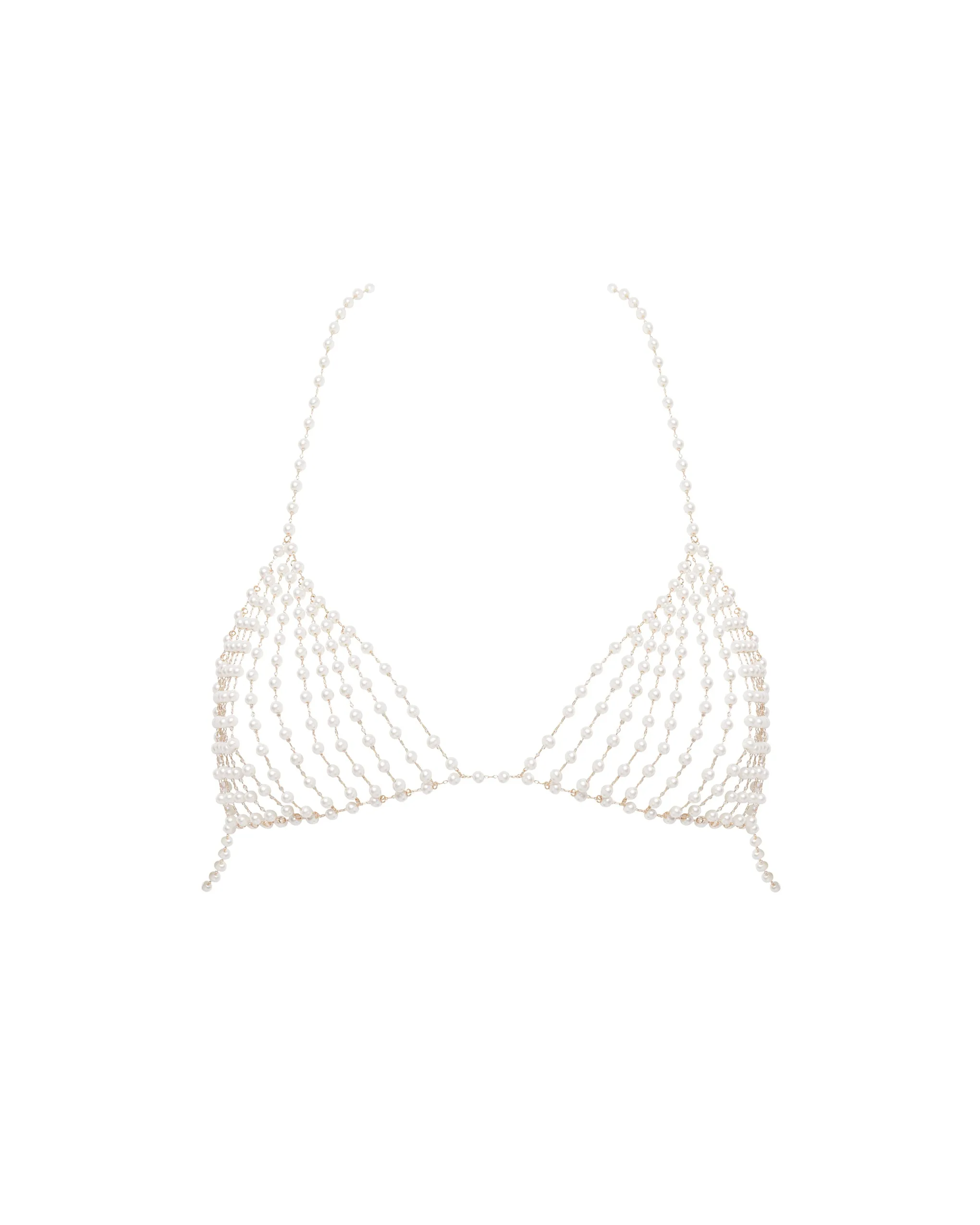 Pearl Bra Pearl/Gold