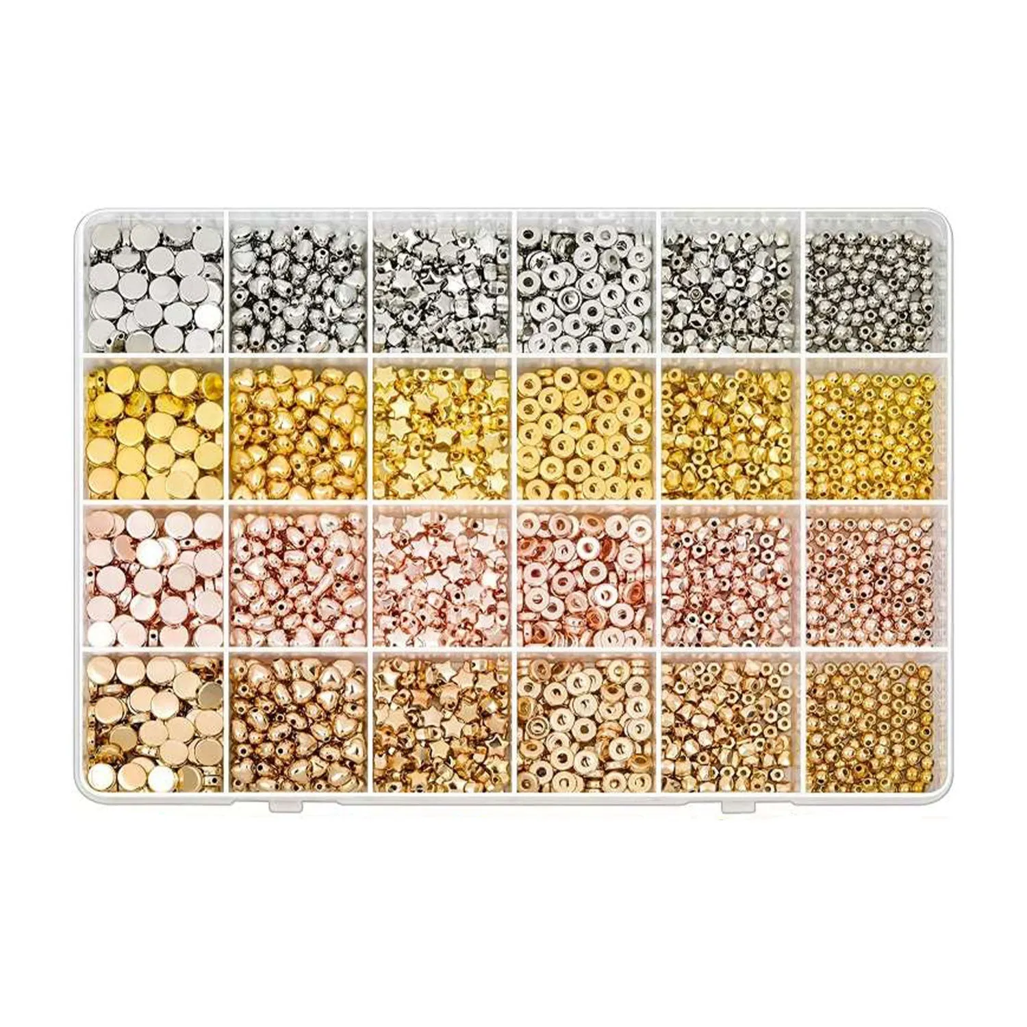 Poppy Crafts Gold & Silver Bead Kit