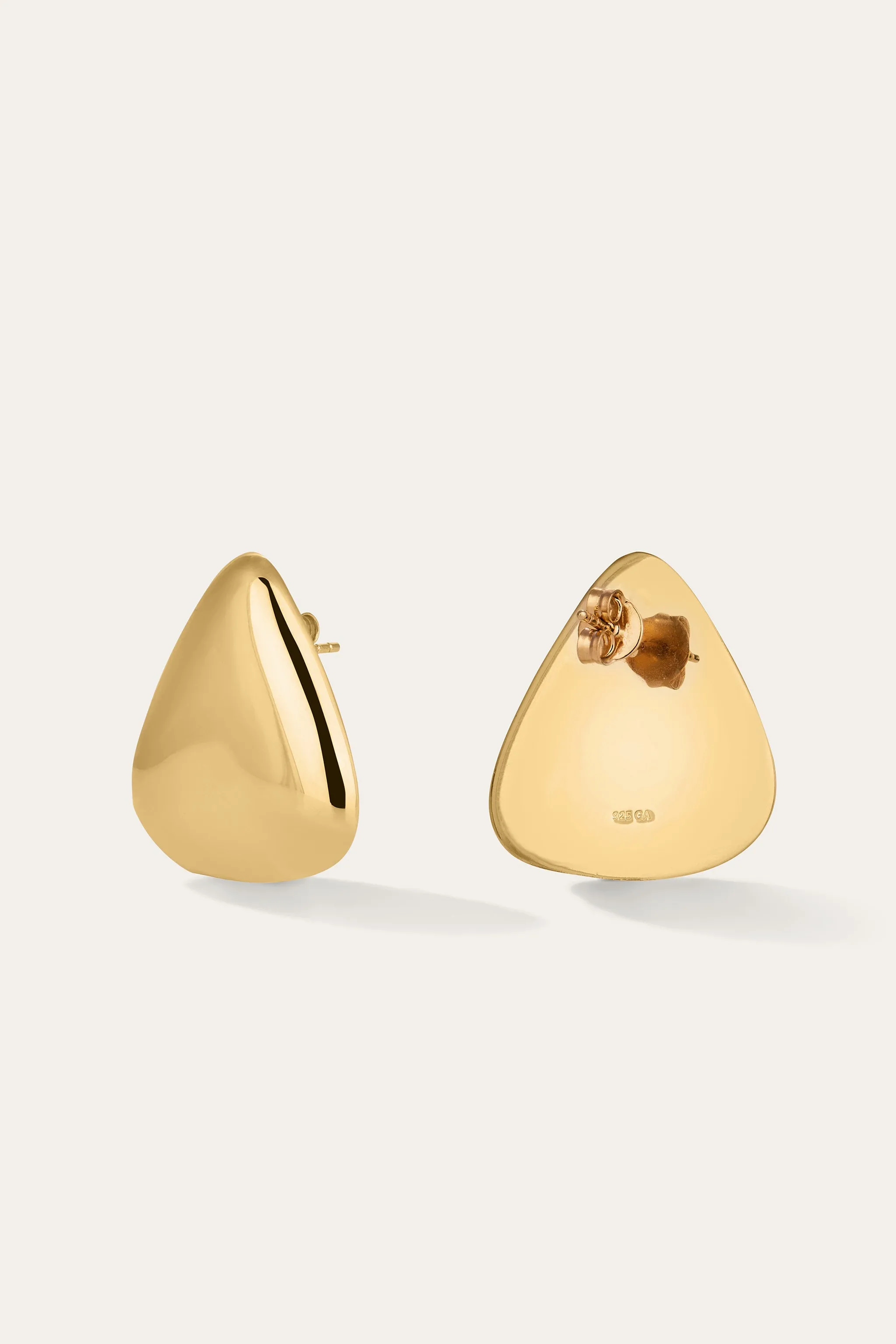 Ramona Gold Vermeil Mega Studs