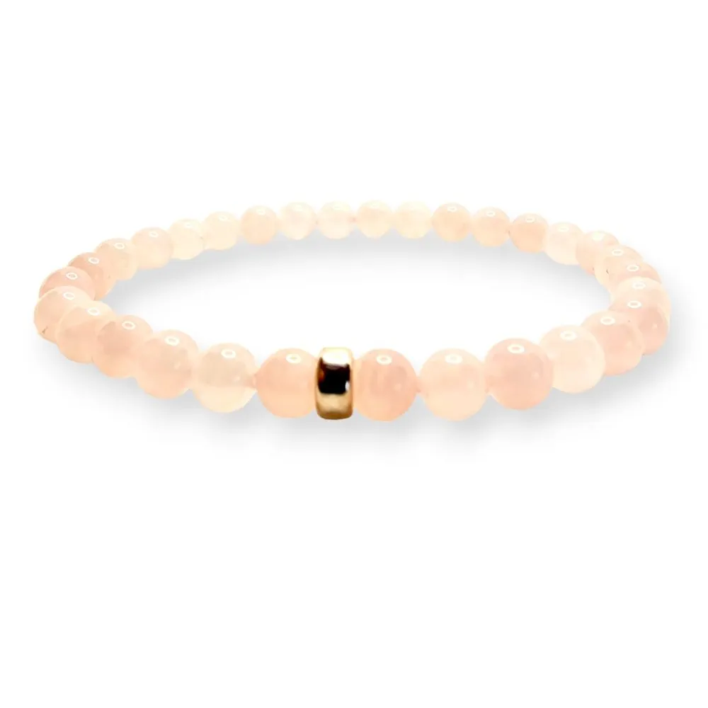 Rose Quartz Bracelet: Love & Grace