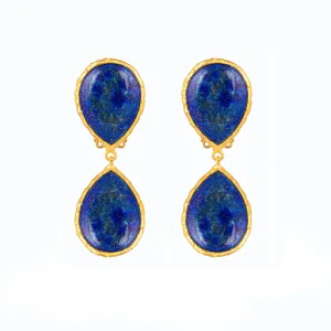 Sail Earrings Lapis