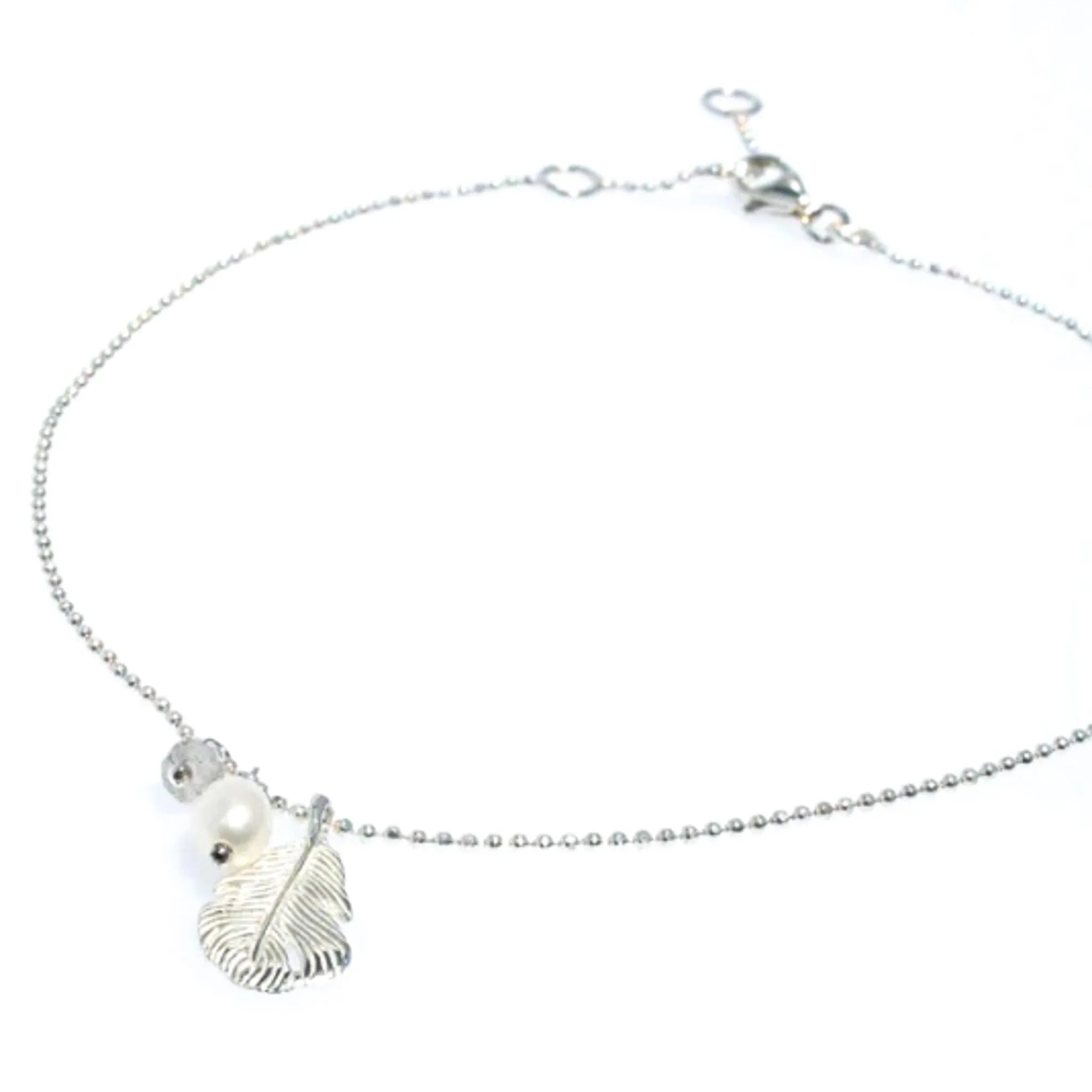 Sea Gypsy Pearl Sterling Silver Anklet