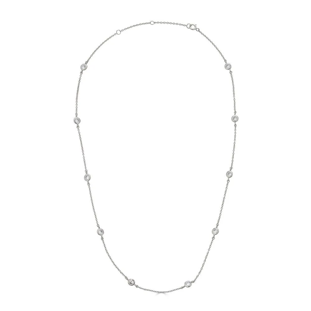 Short Diamond by the Yard Necklace