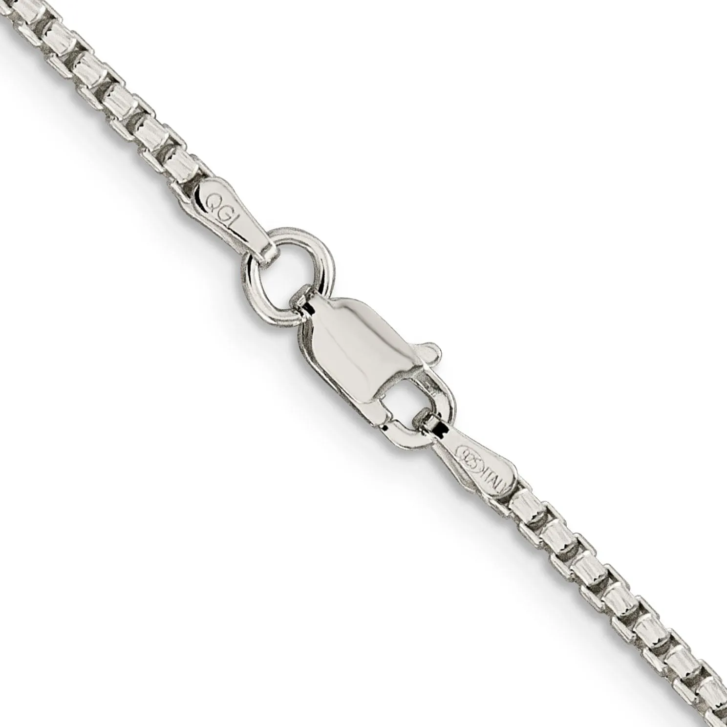 Silver D.C 2.00-mm Round Fancy Box Chain