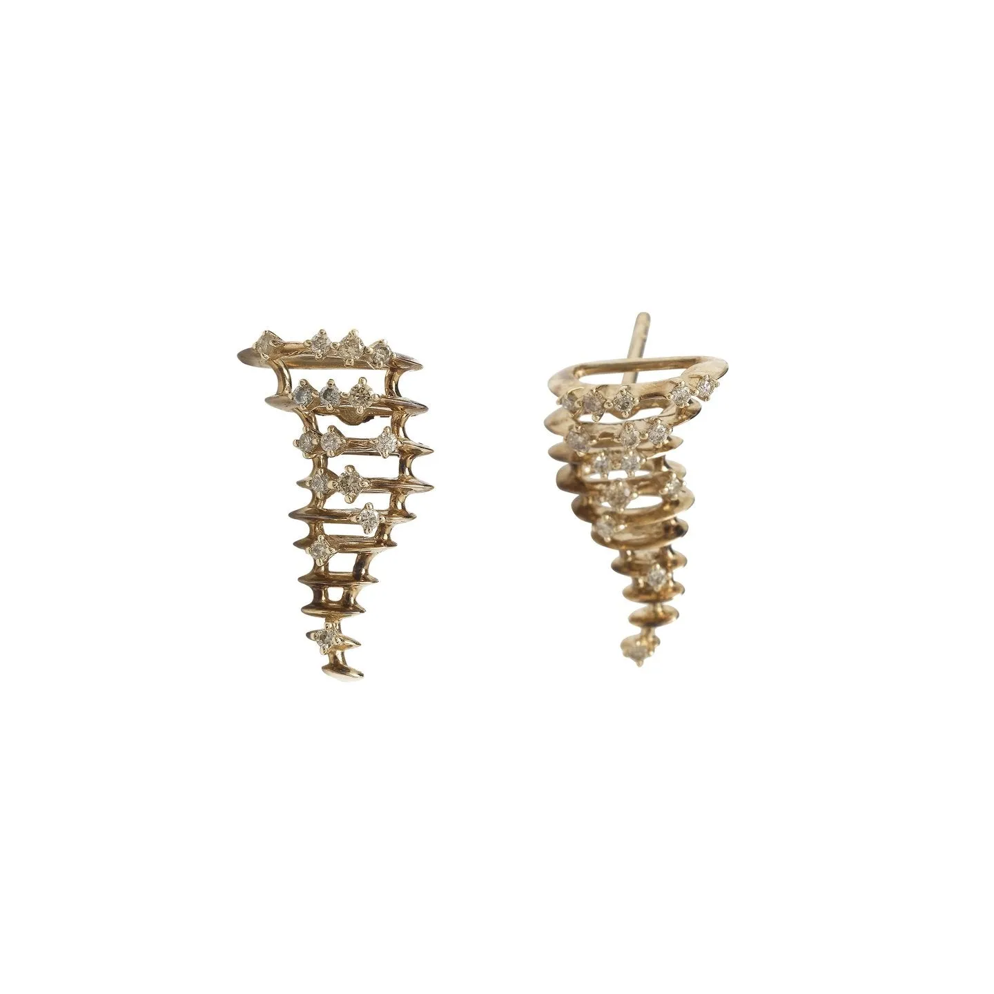 Small Tornado Earrings