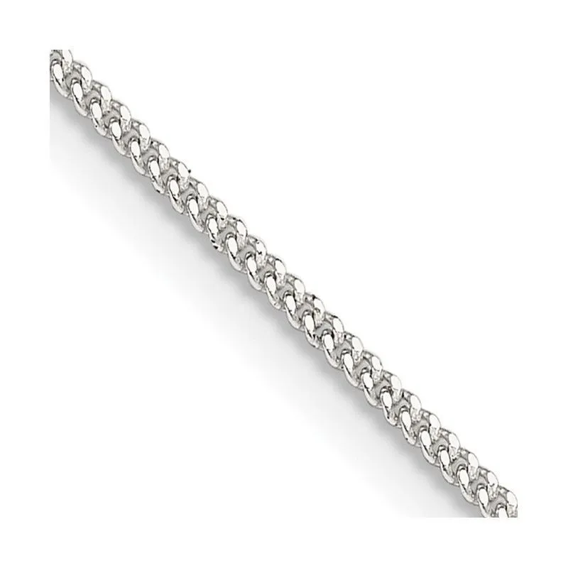 Sterling Silver 1.15mm Curb Chain Necklace