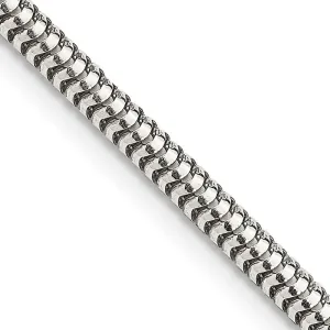 Sterling Silver 3mm Round Snake Chain Necklace