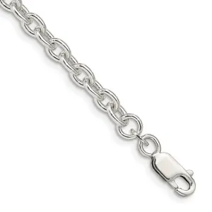 Sterling Silver 4.5mm Cable Chain Bracelet