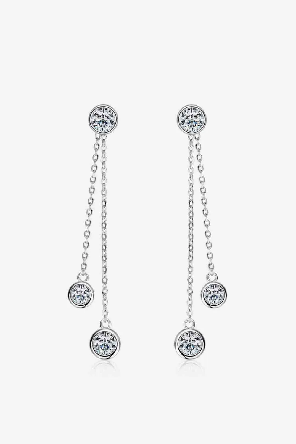 THE BELLA Moissanite Ethereal Earrings