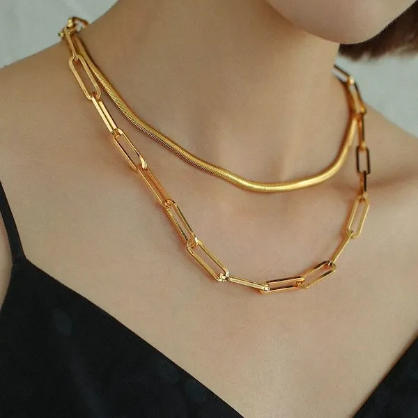 Timeless Soft Serpentine Bone Chain