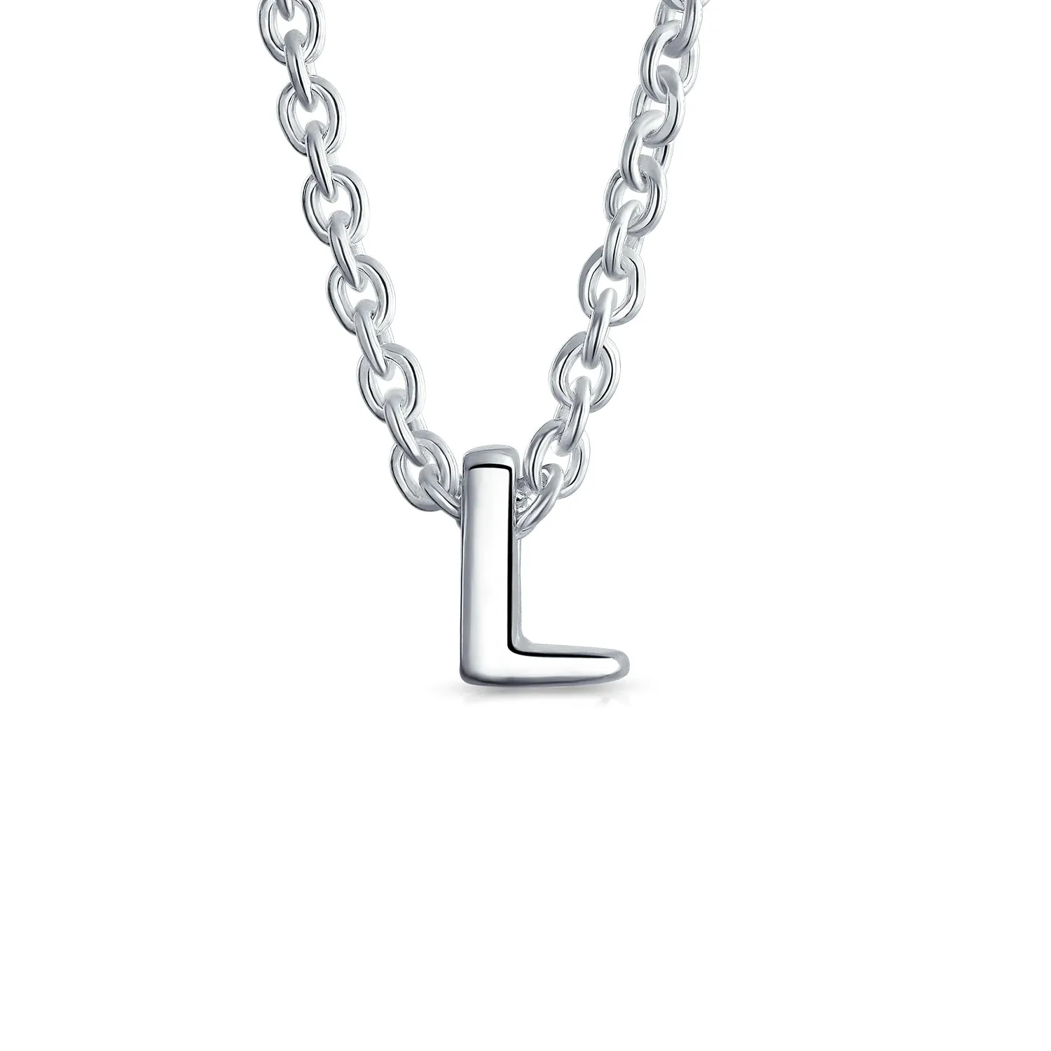 Tiny Block Letter Initial Anklet Ankle Bracelet A-Z Sterling Silver Name Dainty