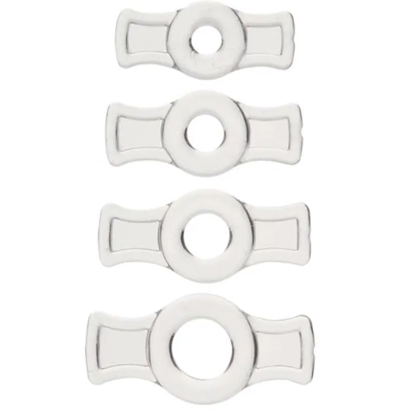 Titanmen Tools Cock Ring Set - Clear