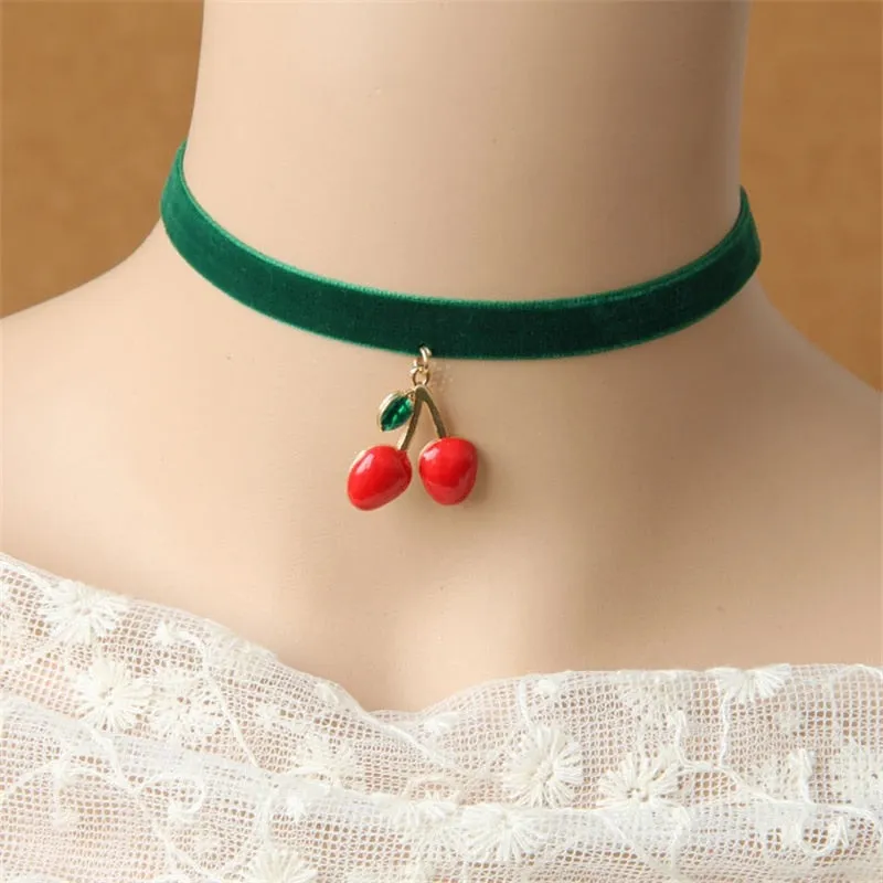 VenusFox YiYaoFa Elegant Rose Choker Necklace for Women Accessories Gothic Party Jewelry Vintage Statement Necklace & Pendant DD-38