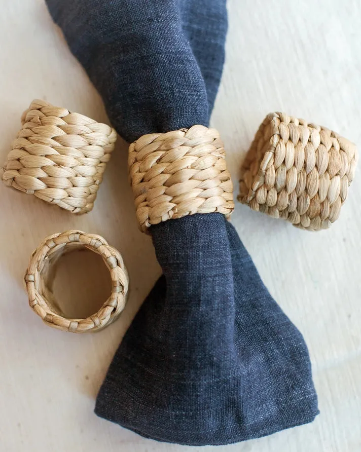 Water Hyacinth Napkin Rings