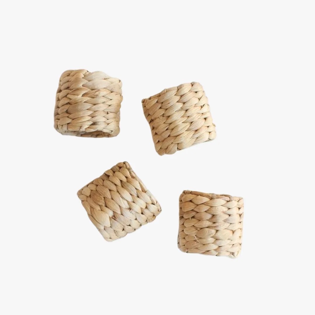 Water Hyacinth Napkin Rings