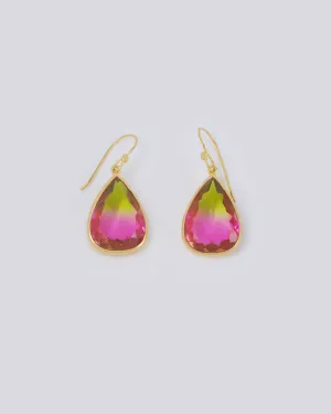 Watermelon Teardrop Earrings