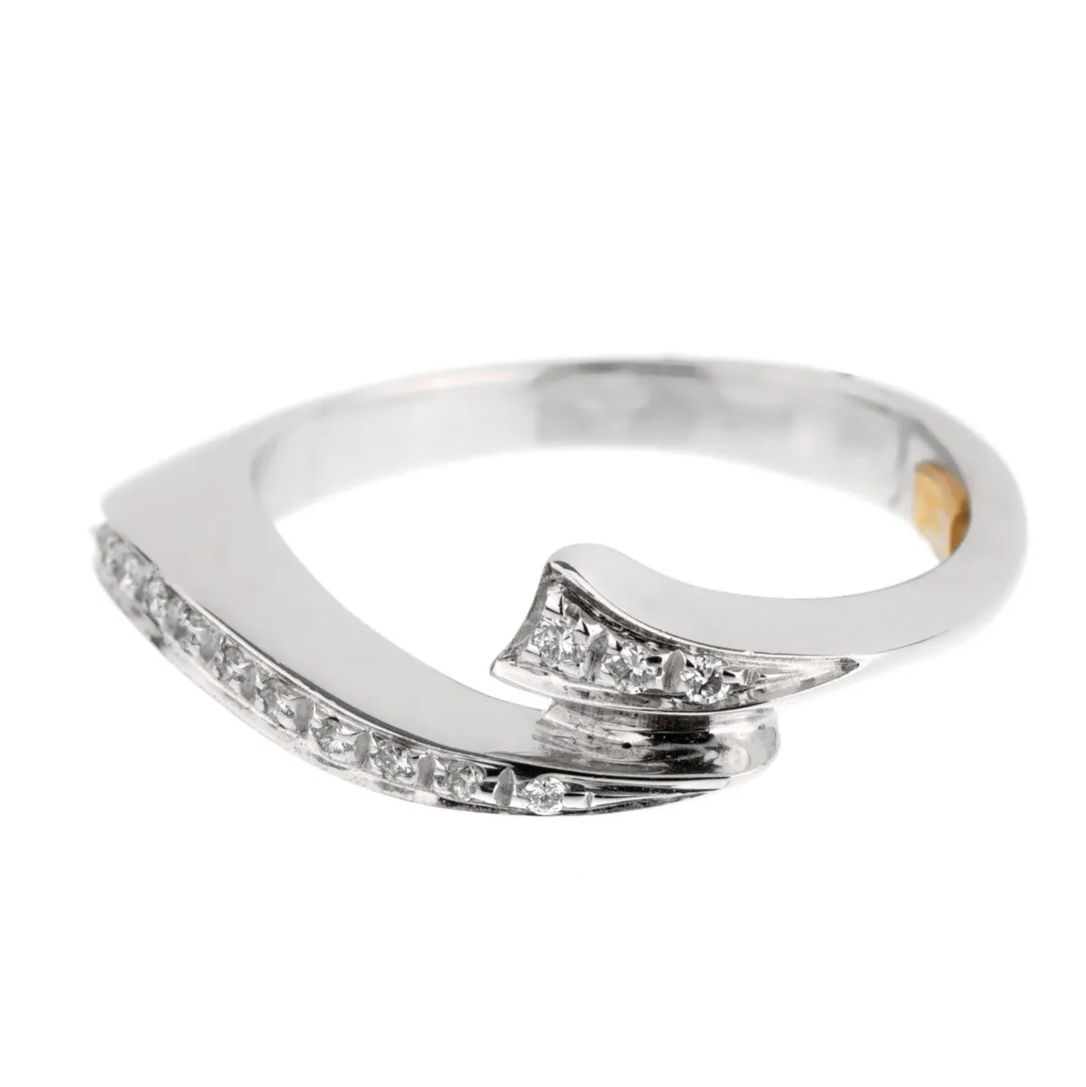 White Gold Diamond Cocktail Ring